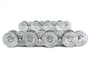 Mato 1/16 Metal Road Wheels Set with Bearing Late Version for Heng Long 3818-1 1:16 RC German Tiger 1 Tank Upgrade Parts