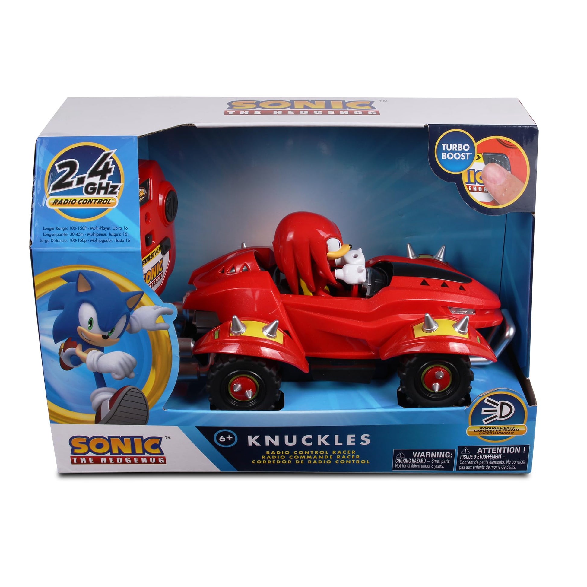 NKOK Sonic Racing CrossWorlds: Knuckles The Echidna 2.4GHz RC
