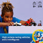 LEGO Sonic the Hedgehog Silver’s Car vs. Knuckles’ Monster Truck Building Toy for Boys & Girls - Racing Playset W/Silver & Knuckles Minifigures