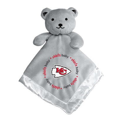 Baby Fanatic NFL Baby Security Blanket Bear Snuggle Toy for Newborn Boy Girl Unisex Stuffed Animal Officially Licensed- -Kansas City Chiefs