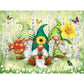 Bits and Pieces - 500 Piece Jigsaw Puzzle for Adults - 18" x 24" - Spring Gnomes - 500 pc Colorful Funny Garden Gnomes Jigsaw by Makiko
