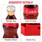 Dollhouse Miniature 12 Piece Soft Drink with Tray,1:12 Dollhouse Kitchen Accessories Miniature RC Car Coke Bottles with Tray - Resin Soft Drink Set