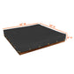 Sandbox Cover 18 Oz Waterproof - Sandpit Cover 100% Weather Resistant with Metal Grommets (50" W x 50" D x 8" H, Black)