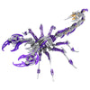 LONGPIN 3D Metal Scorpion Puzzle - Laser-Cut DIY Challenge, Lifelike Collectible Decor for Adults & Teens, for Puzzle Enthusiasts & Nature