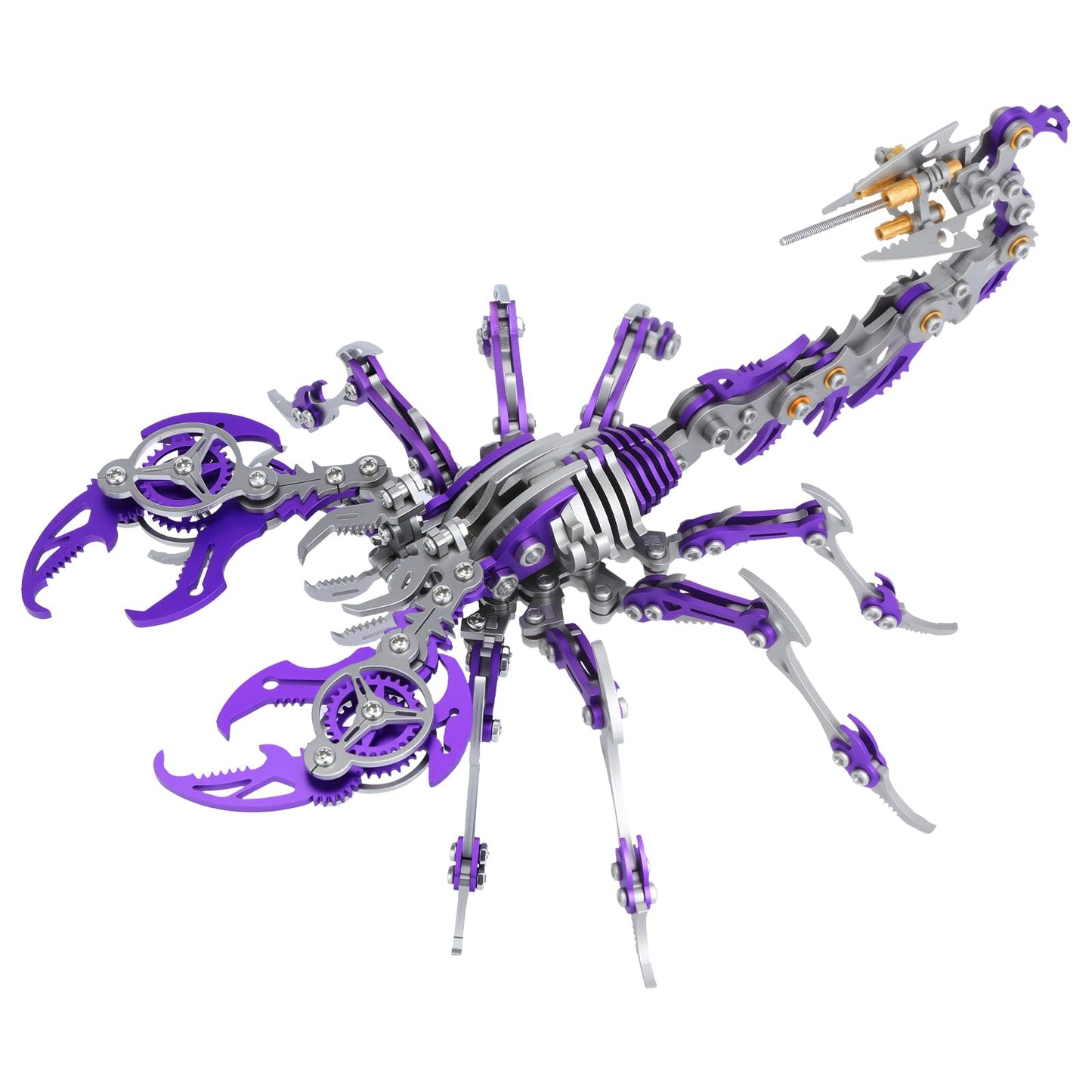 LONGPIN 3D Metal Scorpion Puzzle - Laser-Cut DIY Challenge, Lifelike Collectible Decor for Adults & Teens, for Puzzle Enthusiasts & Nature