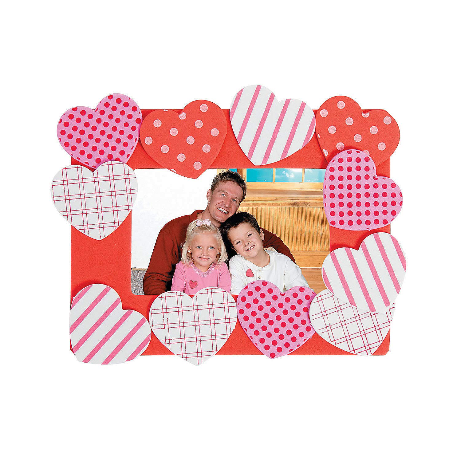 Heart Picture Magnet Craft Kit - Makes 12 - Valentine's Day Crafts for Kids and Fun Home Activities