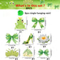 16PCS Cute Cartoon Frog Birthday Party Supplier Hanging Swirls, Green Party Decorations Streamers