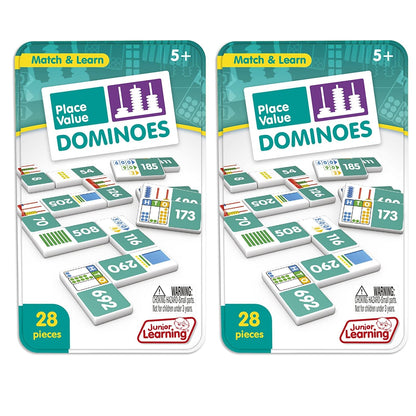 Junior Learning Place Value Dominoes, 2/Bundle (JRL489-2)