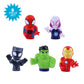 Marvel Spidey & Friends - Plus Avengers - 5 Piece Bath Squirter Bucket Set -Bath Toys for Baby and Toddlers - Includes Organizer Bucket - Store Bath