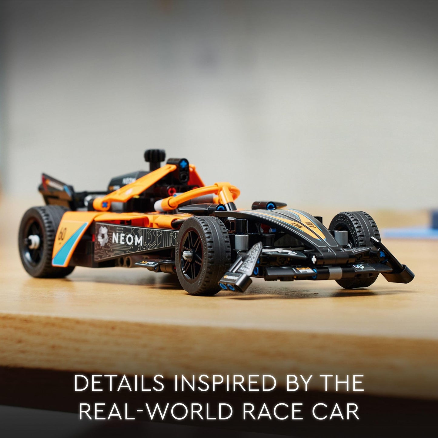 LEGO Technic NEOM McLaren Formula E Toy Cars - Building Toy for Kids, Boys & Girls, Ages 9+ - McLaren Race Car with V10 Engine & Steering - Gift Idea