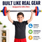 WOD Toys® Barbell Mini - Adjustable Kids Barbell Toy Weight Set for Kid Fitness, Weightlifting and Power lifting - Safe, Durable Kid's Gym Workout