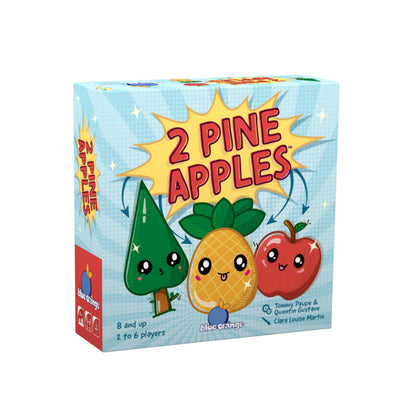 Blue Orange 2 Pineapples Brain Teaser Party Game | Quickly Say What You See Card Game | for Kids, Families and Adults | 2 to 6 Players | Ages 8+