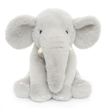WEIGEDU Huggable Elephant Plush Toy Stuffed Animal, Gray, 13 inch