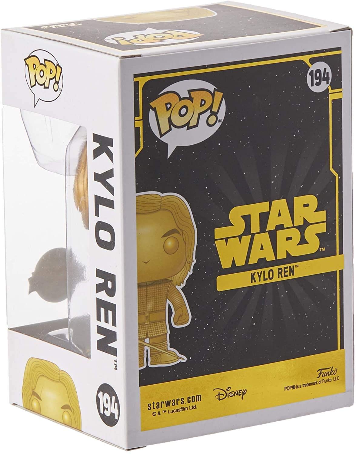 Funko Star Wars POP Vinyl Figure | Kylo Ren Gold Metallic