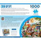MasterPieces 1000 Piece EZ Grip Jigsaw Puzzle for Adults, Family, Or Youth - Laundry Day Rascals - 23.5"x34"