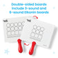 hand2mind Elkonin Box Magnetic Answer Board, Word Mapping Paddles, Elkonin Boxes Dry Erase Blending Board, Phonemic Awareness, Phonics Manipulatives