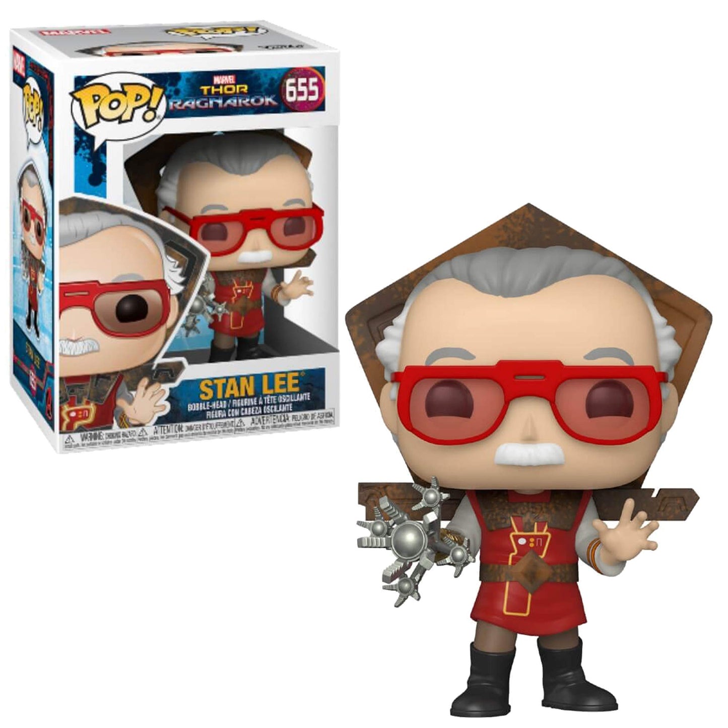 Funko Pop! Icons: Stan Lee - Stan Lee in Ragnarok Outfit, Multicolor