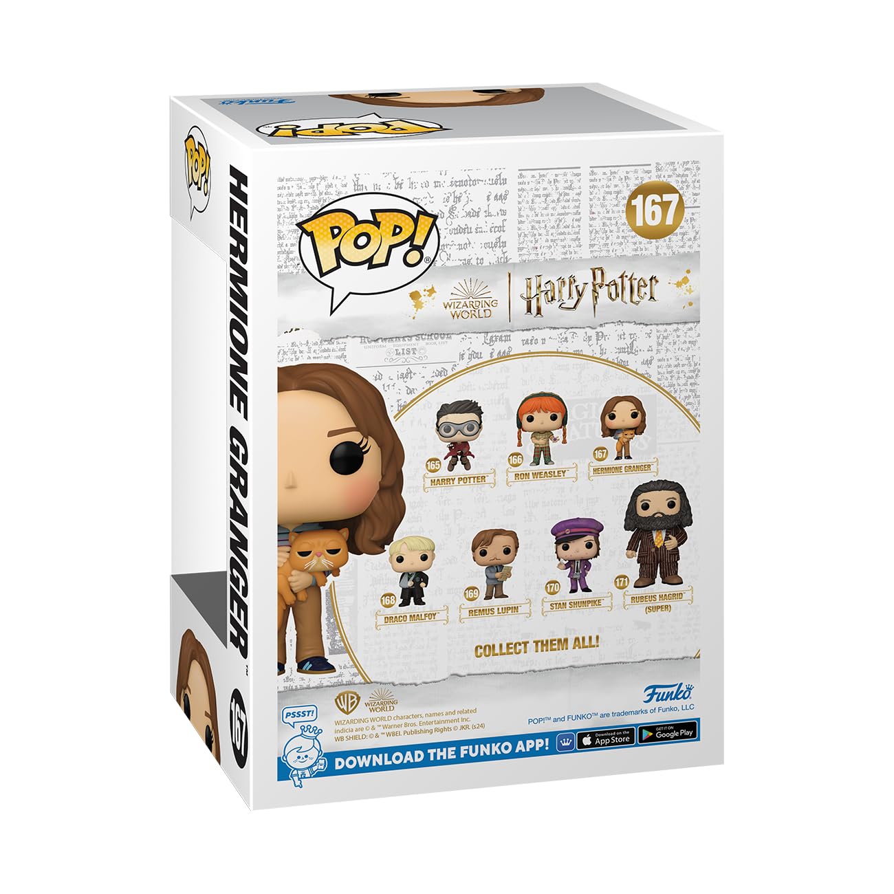 Funko POP! & Buddy: Harry Potter Prisoner of Azkaban - Hermione Granger with Crookshanks - Collectable Vinyl Figure - Gift Idea - Official Merchandise
