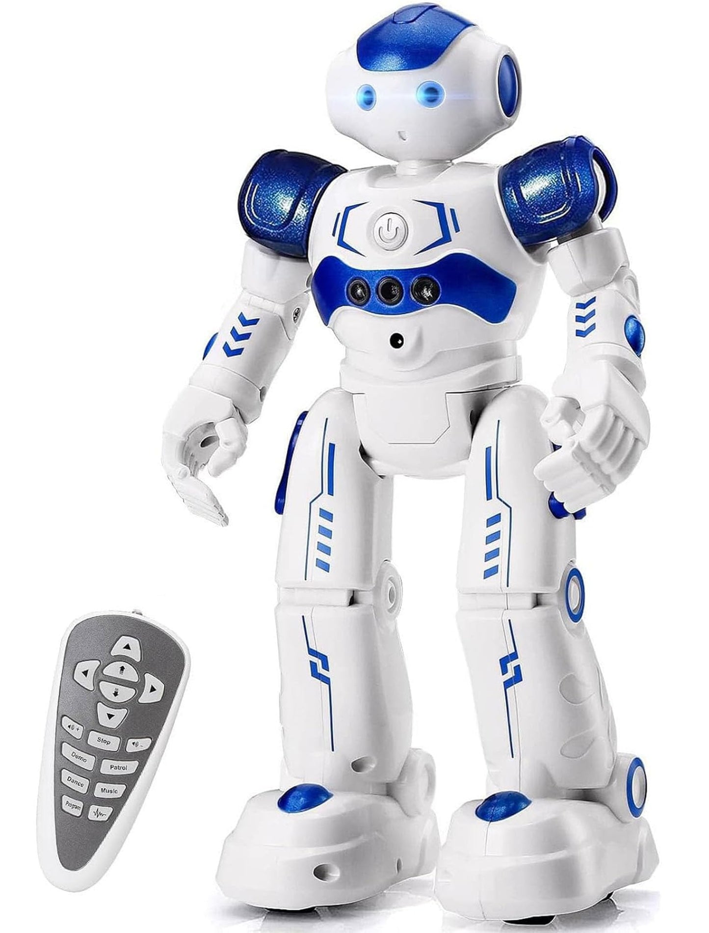 KingsDragon RC Robot Toys for Kids, Gesture & Sensing Programmable Remote Control Smart Robot for Age 3 4 5 6 7 8 Year Old Boys Girls Birthday Gift