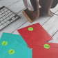 Dot Sticker Color Labels 1 inch (25 mm) in Green, Yellow, Pink, Purple, Orange, Brown, Blue, and Red 768 Pack by Royal Green