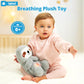 ianul Breathing Stuffed Animal,Soothing Stuffed Animal for Anxiety Relief with Realistic Breathing Motion, Calming Music, Gentle Lights,Machine
