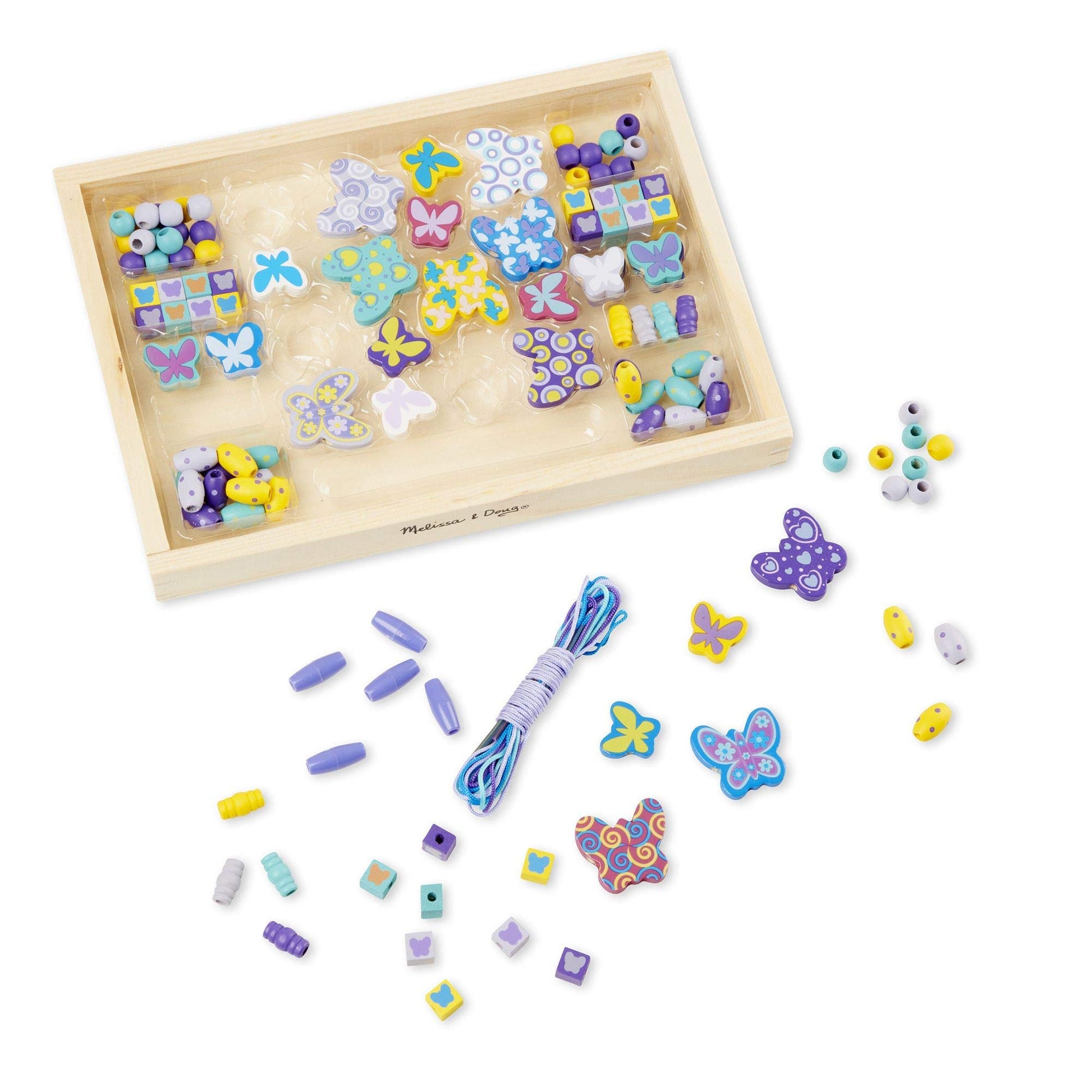 Melissa & Doug Butterfly Friends Bead Set, 1 EA