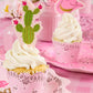 xo, Fetti Cowgirl Cupcake Toppers and Wrappers - 24 Pc Set | Pink Western, First Rodeo Birthday, Bandana Party, Western Cowboy Cake Decor