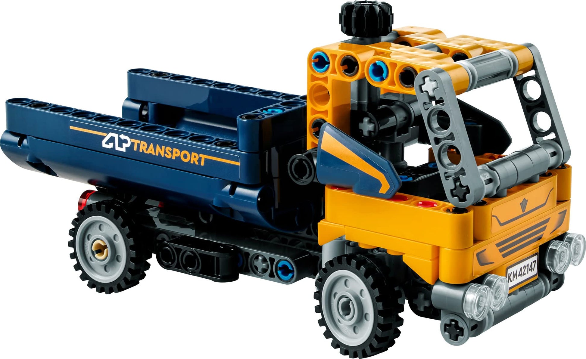LEGO Technic Dump Truck 42147, 2in1 Toy Set, Construction Vehicle Model to Excavator Digger, Engineering Toys, Gift for Kids, Boys, Girls Ages 7 Plus