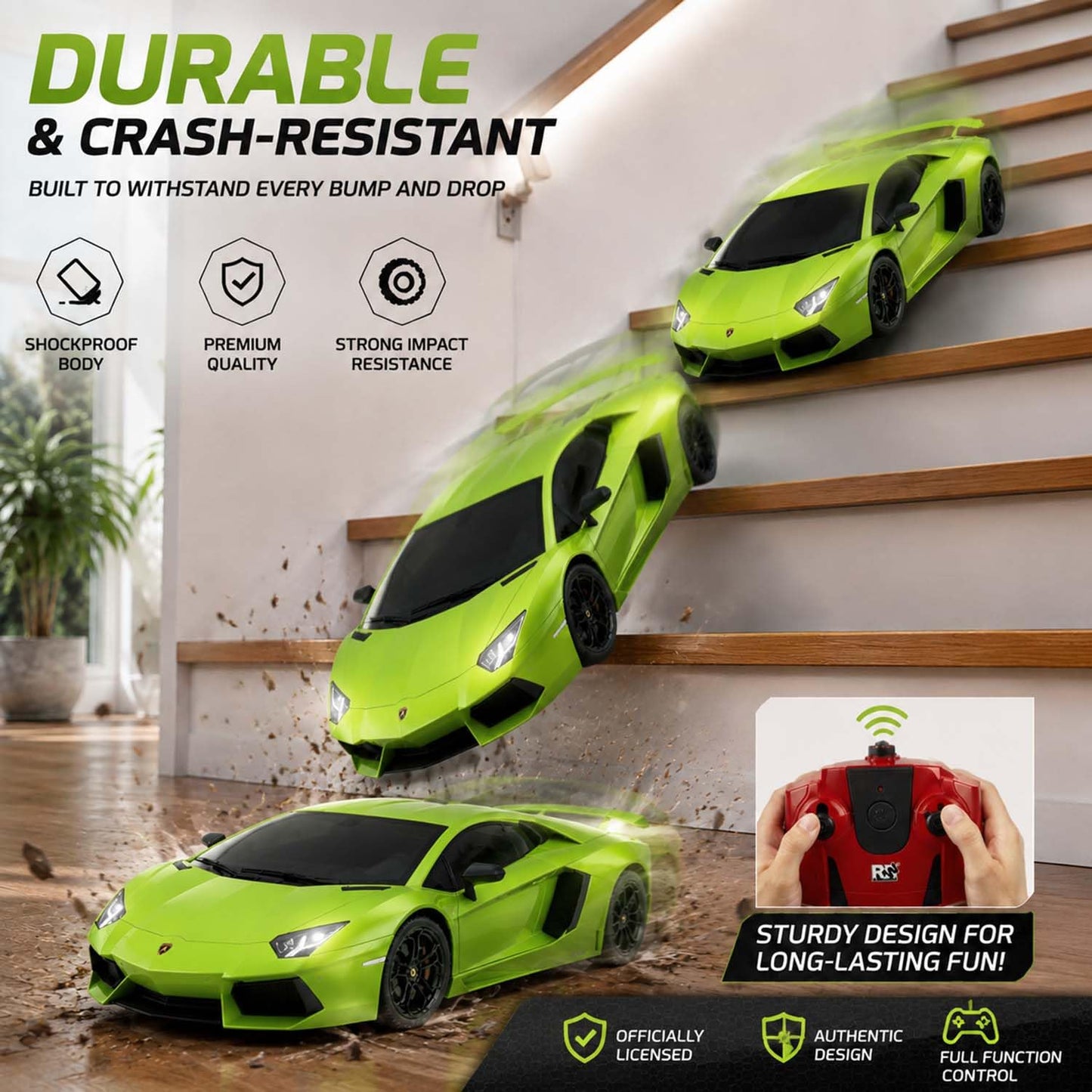 QUN FENG RC Car 1:18 Lamborghini Aventador 2.4G Radio Remote Control Cars