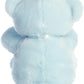 Aurora® Snuggly Comfy™ Bear Baby Stuffed Animal - Comforting Companion - Imaginative Play - Blue 9 Inches