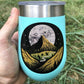 Mountain and Moon Sticker