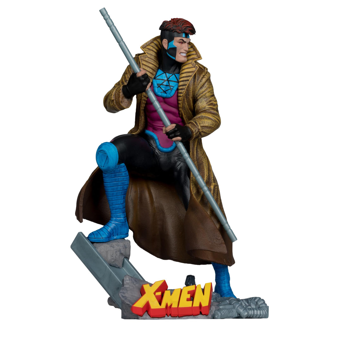 McFarlane Toys- Marvel Gambit 1:10th Scale Collectible with Scene (X-Men #1)