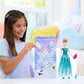 Mattel Disney Frozen Anna Fashion Doll Set, Spin & Reveal with 11 Surprises Including 5 Accessories, 5 Stickers & Play Scene, Inspired by Disney Movie