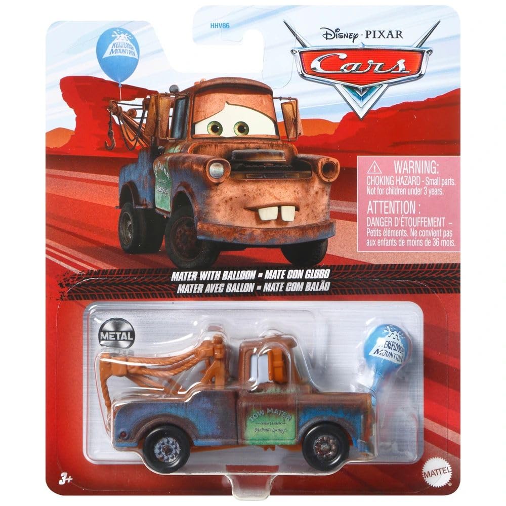 Disney Pixar Cars 2022 Metal Mater with Balloon Die Cast