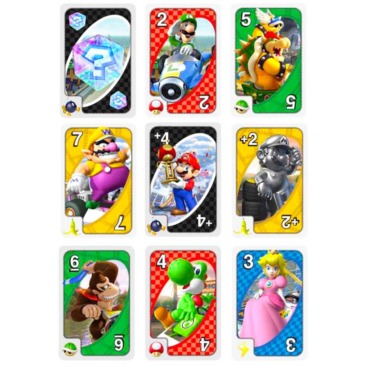 Ultimate Super Mario UNO Cards Set - Bundle with 2 Decks of Video Game UNO Cards for Kids Plus Stickers, More | Super Mario Bros Activities for Kids