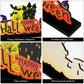 4 Pieces Halloween Party Decorations Wooden Treat or Trick Party Supplies Halloween Centerpieces Boo Table Decorations for Home Holiday