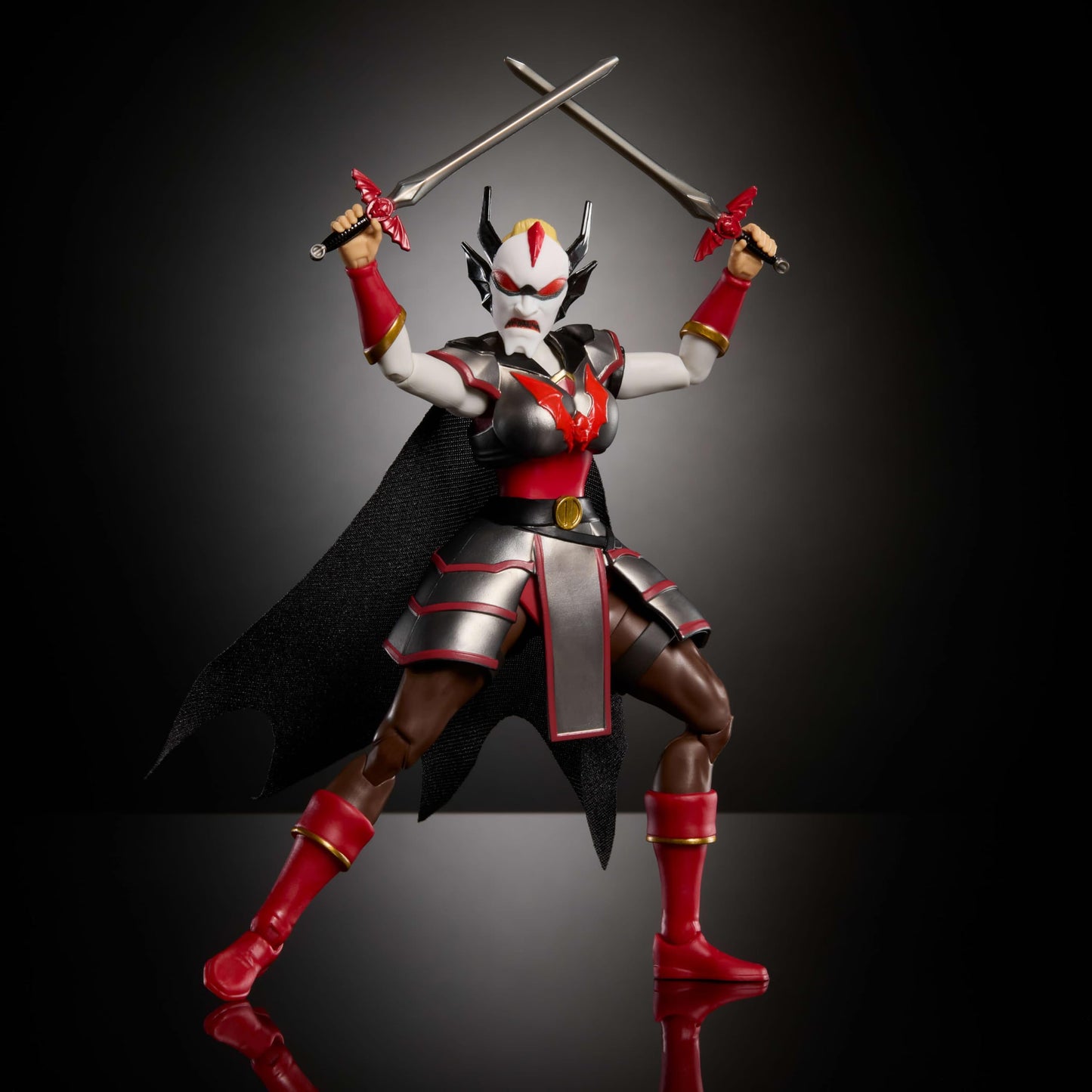 Masters of The Universe Masterverse Action Figure New Etheria Despara, 7 Inch Motu Toy, 30 Posable Joints, 2 Swords, Armor, Adora Head & Evil Mask