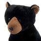 The Petting Zoo Black Bear Stuffed Animal, Gifts for Kids, Wild Onez Zoo Animals, Jumbo Black Bear Plush Toy 20 inches