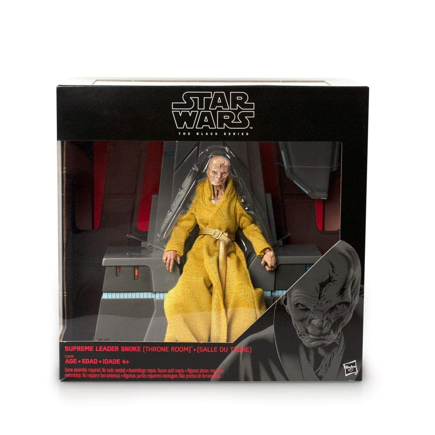 Star Wars Supreme Leader Snoke Figure From The Black Series | Fully Poseable 6-Inch Action Figure Comes With Exquisite Features | Highly Detailed