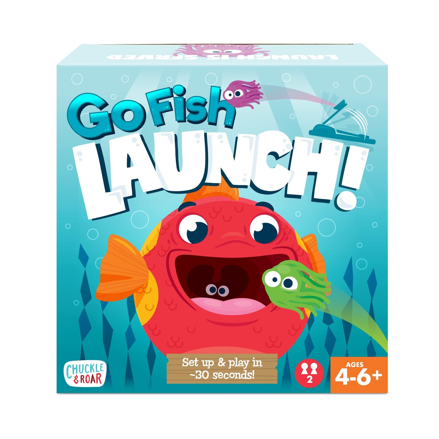 Chuckle & Roar Go Fish Feeding Frenzy Family Game