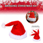 Metionc Electric Singing and Dancing Christmas Hat - Funny Plush Swing Christmas Hat for Christmas New Year Party (1pc)
