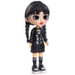 WEDNESDAY Deluxe 6-inch Articulated Figure, 11-Pieces, Interchangeable Face Plates and Fashion, Customizable Collectible Figurine, Kids Toys for Ages