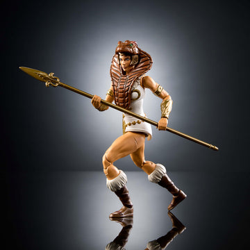 Masters of the Universe Masterverse Action Figure New Eternia Teela, 7 Inch Motu Toy 30 Articulations, Removable Cobra Hood, Weapons Accessories