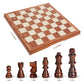 FanVince Chess Set 15" Wooden Board Game - Wood Sets with 2 Storage Bags and 2 Extra Queens - Gifts Box for Men Dad