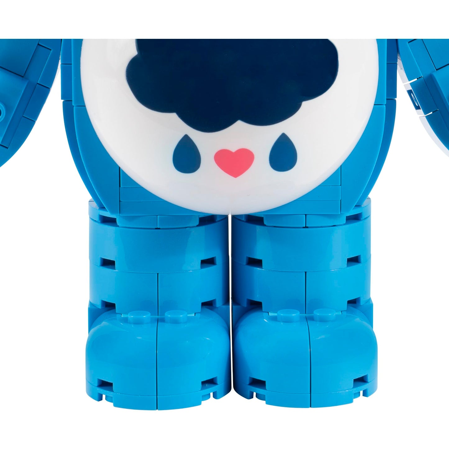 BLDR Care Bears Grumpy Bear Building Set - 7-Inch Buildable Articulated Figure with 419 Pieces, 0311