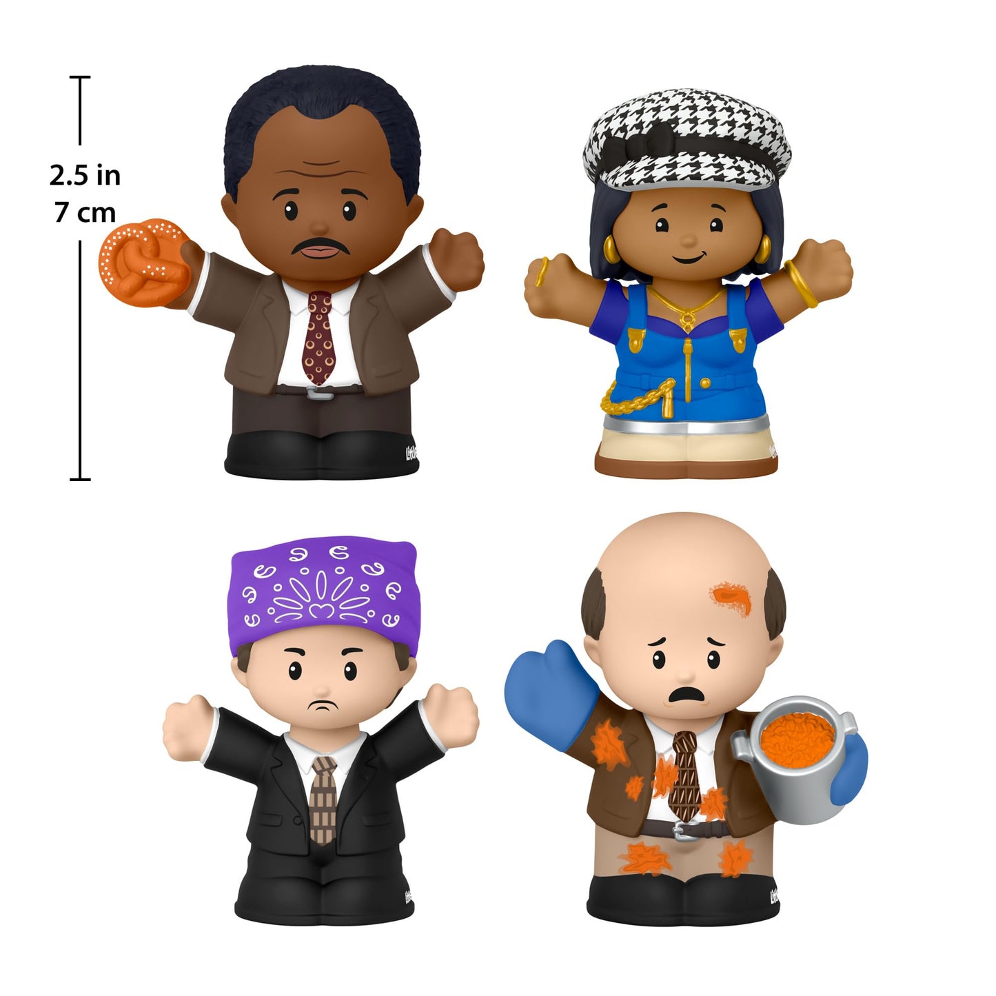 Little People Collector The Office Best Moments from US TV Show Special Edition Set for Adults & Fans in Display Box, 4 Figures