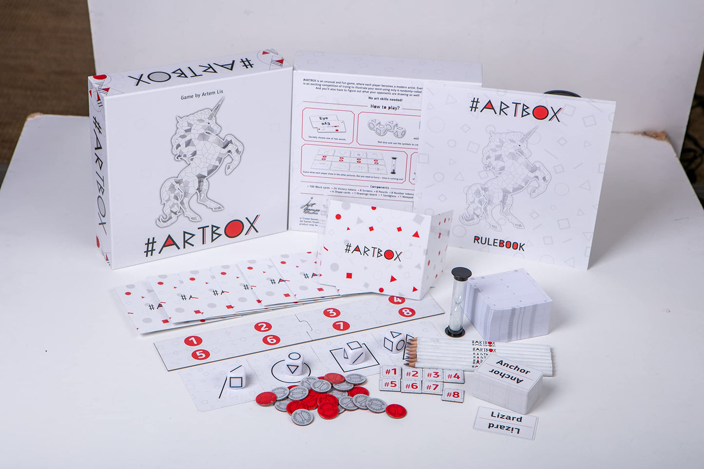Artbox Board Game | Real-time Party Game | Ages 8 and up | 3-8 Players | Average Playtime 30-40 Min | Made by CrowD Games