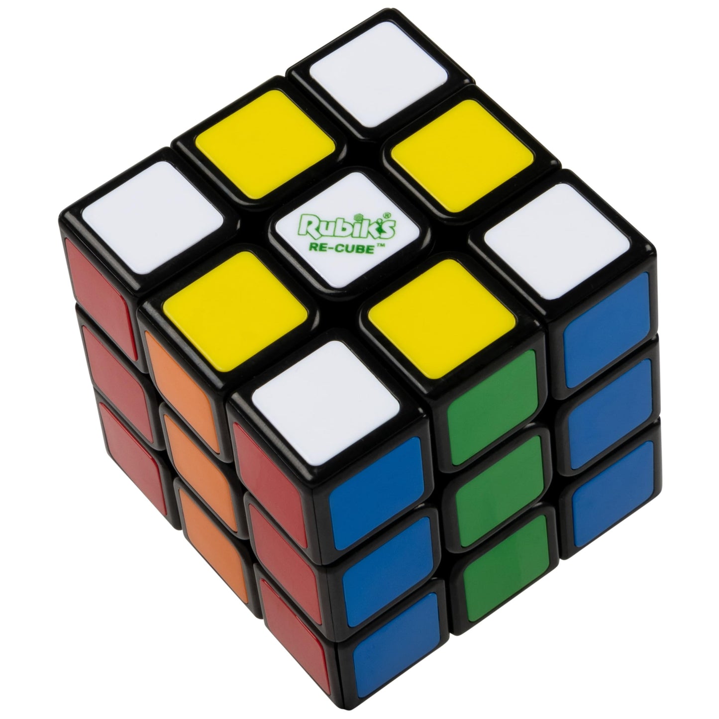 Rubik's Cube Recube 3x3 Puzzle Game for Adults and Children Rubik's Magic Cube - 100% Recycled 3x3 Puzzle Colour Matching - Classic Cube Problem