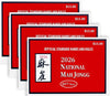 Cotftr Mahjong Cards 2026, 4 PCS Mah Jongg Card Large Print, Easy to Read Rule Cards for Mah Jongg, Perfect Mahjong Accessories and Gifts for Mahjong