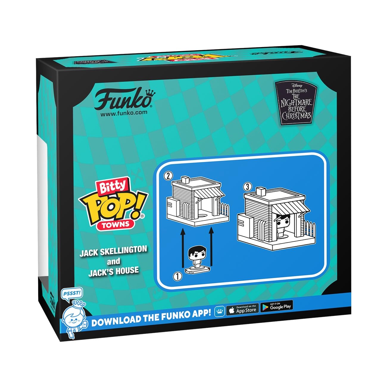 Funko Pop! Bitty Town: The Nightmare Before Christmas- Jack and Jack's House